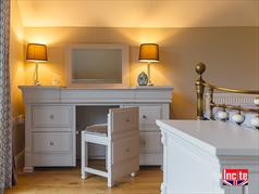 Bespoke Oak and Painted Dressing Table Chest