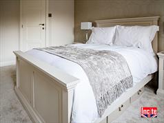 Custom Made Painted Panelled Bed