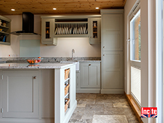 Oak Painted Handmade Kitchen by Incite Interiors Derbyshire