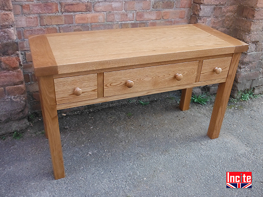 Oak Wood Tailor Made Console Table