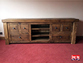 Solid Wooden Plank Television Cabinet