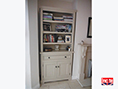 Painted Custom Made Bookcase Cupboard