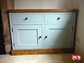British Made Painted Plank Pine Sideboard