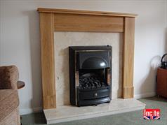 Handmade Solid Oak Fire Surround By Incite Interiors Derbyshire