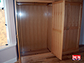 Fitted Oak Wardrobe with Top Boxes