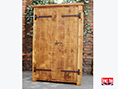 Rustic Chunky Solid Pine Double Wardrobe