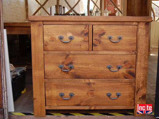 Plank Pine Chunky 2 over 2 Chest