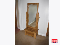 Chunky Cheval Mirror Drawer 