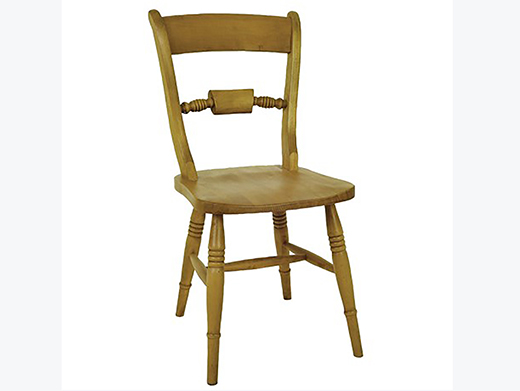 Beech Bar Back Wooden Dining Chair 