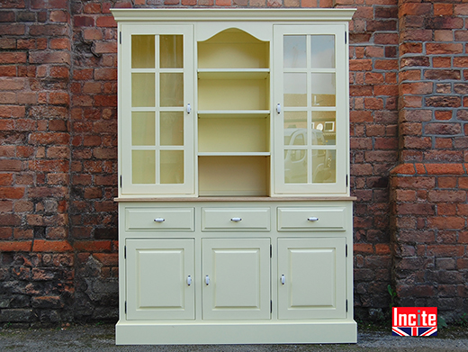 Custom Made Painted Dresser with Oak Top