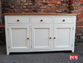 Painted Shaker Sideboard with Solid Oak Top