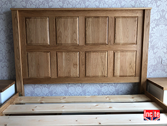 Bespoke Oak Panelled Headboard 