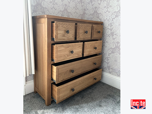 Bespoke Oak Chest Of Drawers