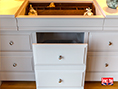 Bespoke Oak and Painted Dressing Chest
