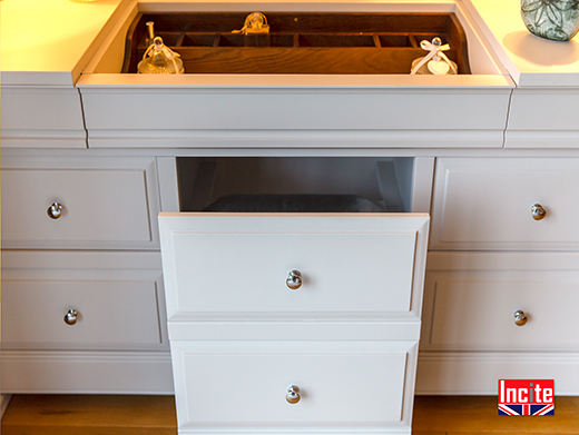 Bespoke Oak and Painted Dressing Chest