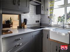 Small Bespoke Painted Kitchen