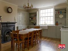 Custom Made Painted French Gray Kitchen