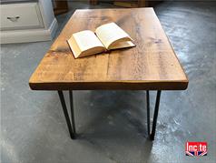 Vintage Hair Pine Industrial Coffee Table