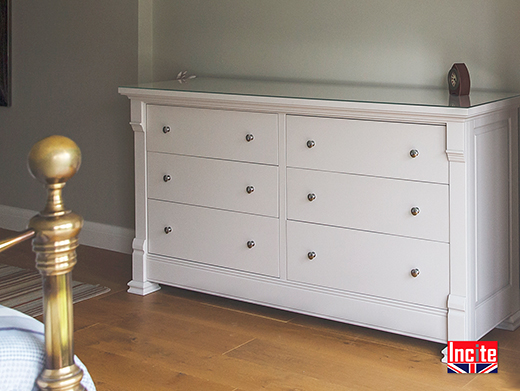 Bespoke Painted Oak Chest of Drawers