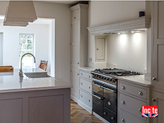 Lamp Room Gray and Ammonite Custom Kitchen