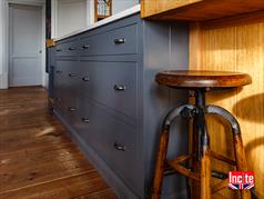 Bespoke oak painted kitchen derbyshire