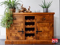 British Bespoke Handmade To Measure Derby, Custom Made Rustic Plank Pine Lounge Furniture, Sideboards, Media Storage, Bookcases and Coffee Tables