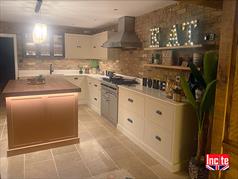 Custom made luxury oak painted kitchens by Incite Interiors Derby