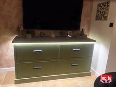 Custom made luxury oak painted kitchens by Incite Interiors Derby