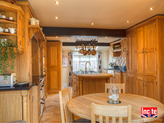 Custom Handmade Oak Kitchen handmade to order by Incite Interiors Draycott Derbyshire