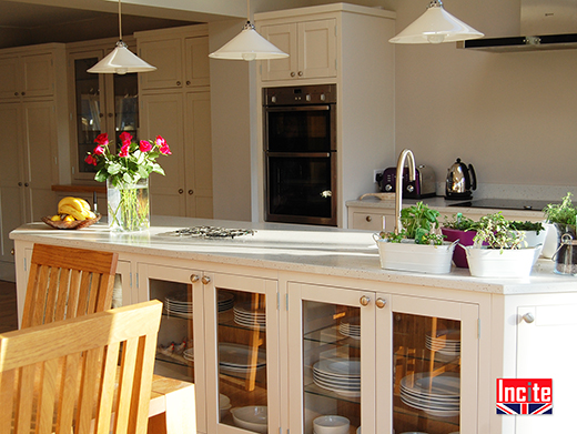 Custom Made Hand Painted Kitchen Island