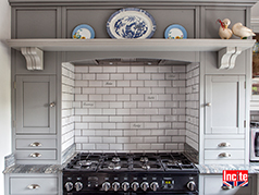 Bespoke Hand Painted Oak Kitchen