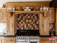 Custom Handmade Oak Kitchen handmade to order by Incite Interiors Draycott Derbyshire