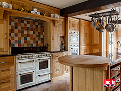 Custom Handmade Oak Kitchen handmade to order by Incite Interiors Draycott Derbyshire