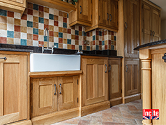 Custom Handmade Oak Kitchen handmade to order by Incite Interiors Draycott Derbyshire