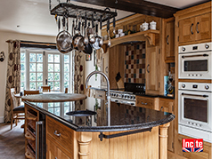 Custom Handmade Oak Kitchen handmade to order by Incite Interiors Draycott Derbyshire