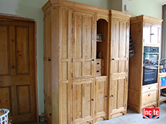 Bespoke Larder Unit Open Close Up Showing Storage