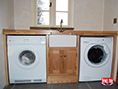 Custom Made Oak Kitchen Utility Room