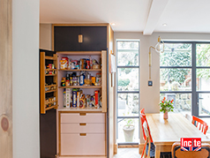 On Trend Painted and Oak Bespoke Kitchen by Incite Interiors Derbyshire