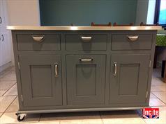 Custom Hand Painted Kitchen Islands 