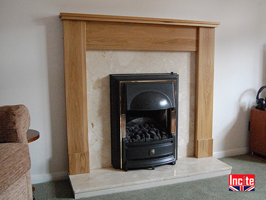 Solid Oak Fire Surround, 