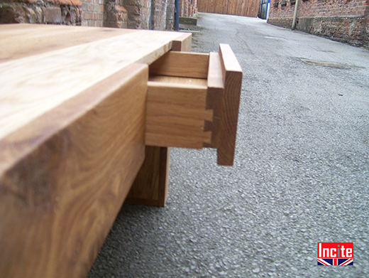 Oak Custom Made Coffee Table