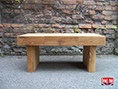 Oak Block Coffee Table