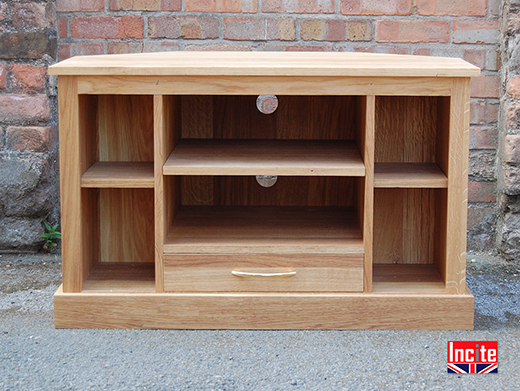 Oak Corner Television Cabinet 