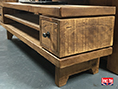 Chunky Pine Retro Media Cabinet