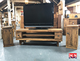 Solid Pinewood Retro Media Cabinet