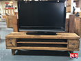 Plank Pine Retro Media Cabinet