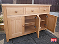 Oak 3 Door 3 Drawer Sideboard