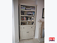 Painted Custom Made Bookcase Cupboard