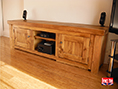 Solid Plank Pine Large TV Media Unit