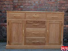 British Handmade Oak Sideboard 